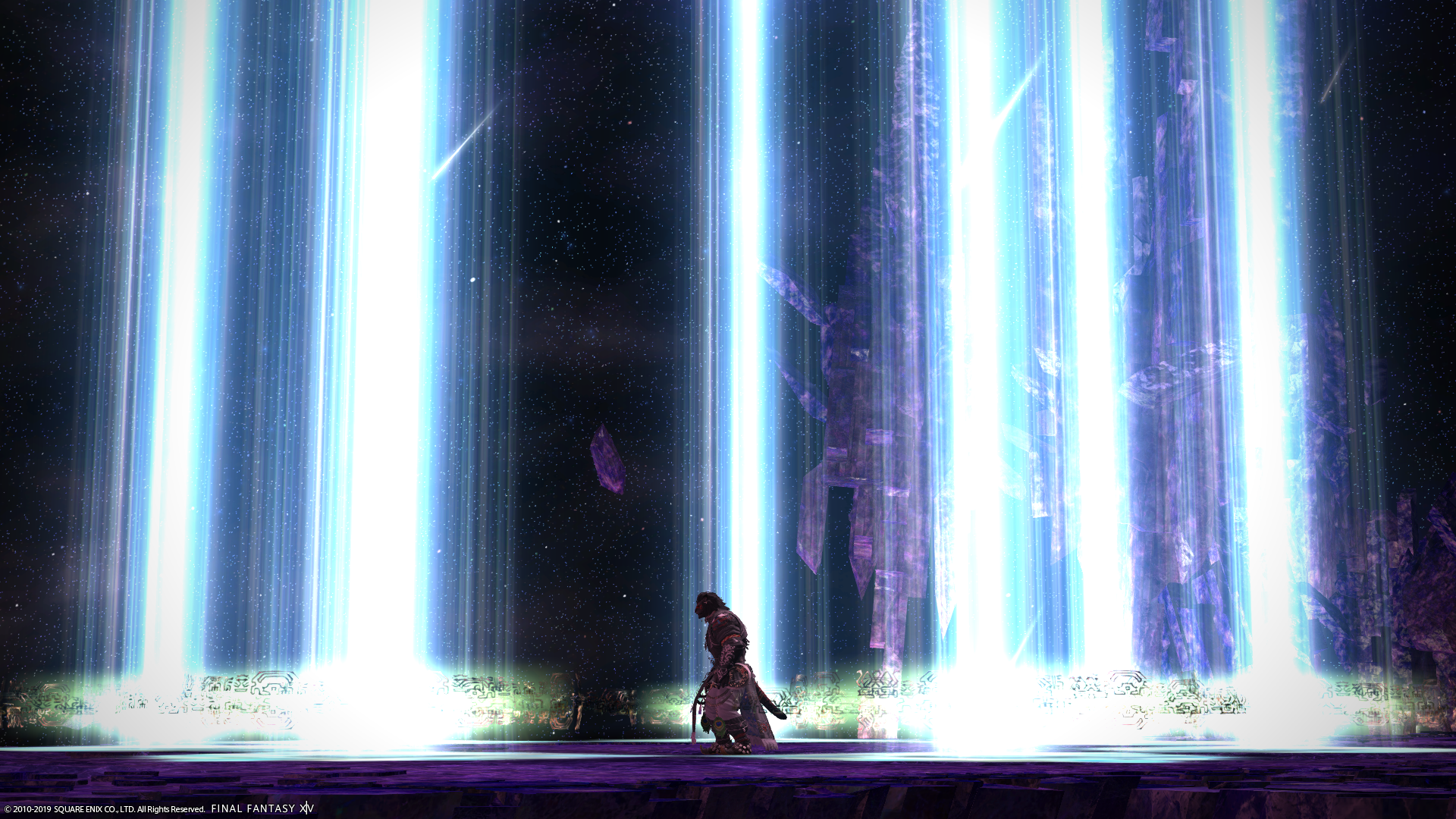 Columns of Light silhouette a Hrothgar Dancer